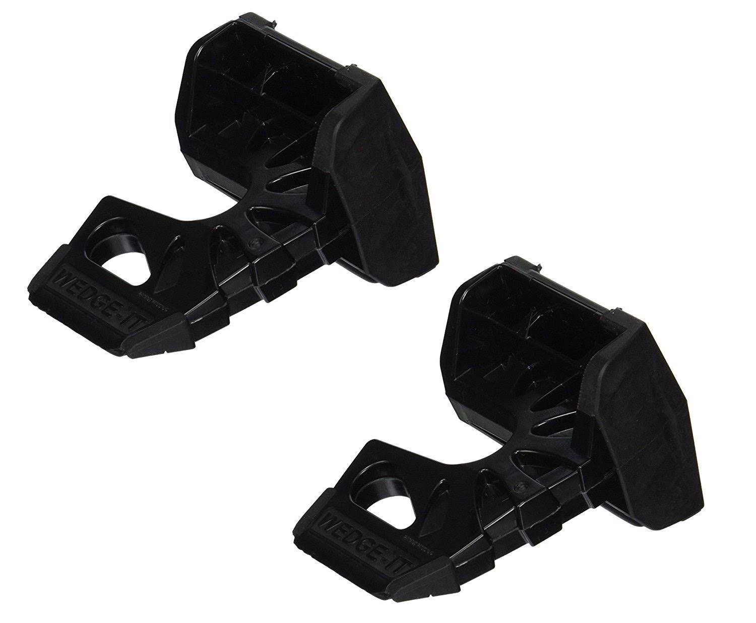 Wedge-It- The Ultimate Door Stop- Black- Two Pack