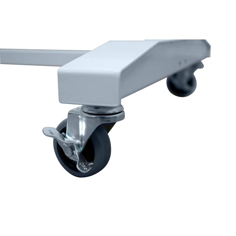 Husky HOLT46XDBJ2 46 in. Adjustable Height Work Table in White