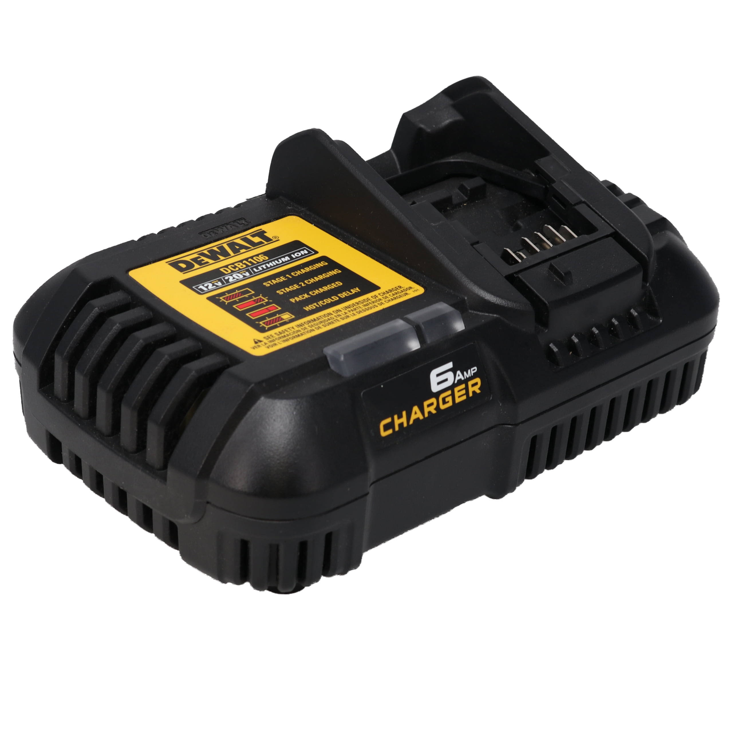 DeWalt DCB1106 12V/20V 6-Amp Max Corded Compact Charger