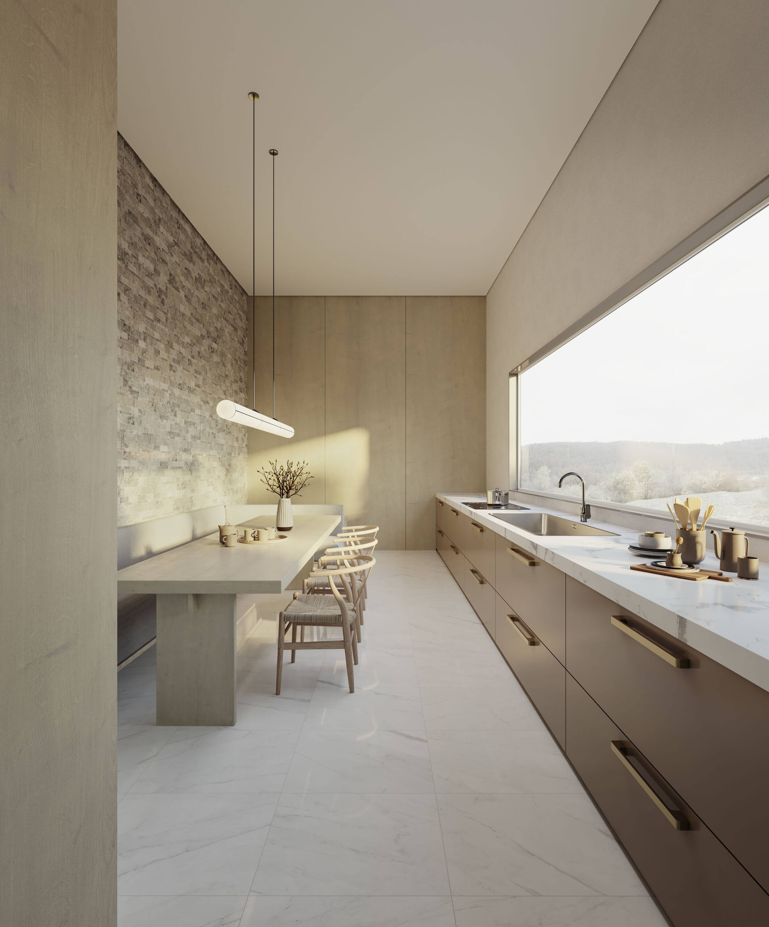 Satori Silver Crescent 6-in x 12-in Natural Stone Travertine Stone Look Wall Tile (0.48-sq. ft/ Piece)