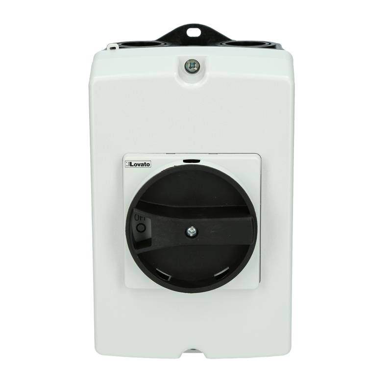 Enclosed Disconnect Switch Lovato Electric GAZ032UL, Number of Poles: 3, Rated current: 32 A, Operating Voltage: 600 V AC, Enclosure: Polycarbonate