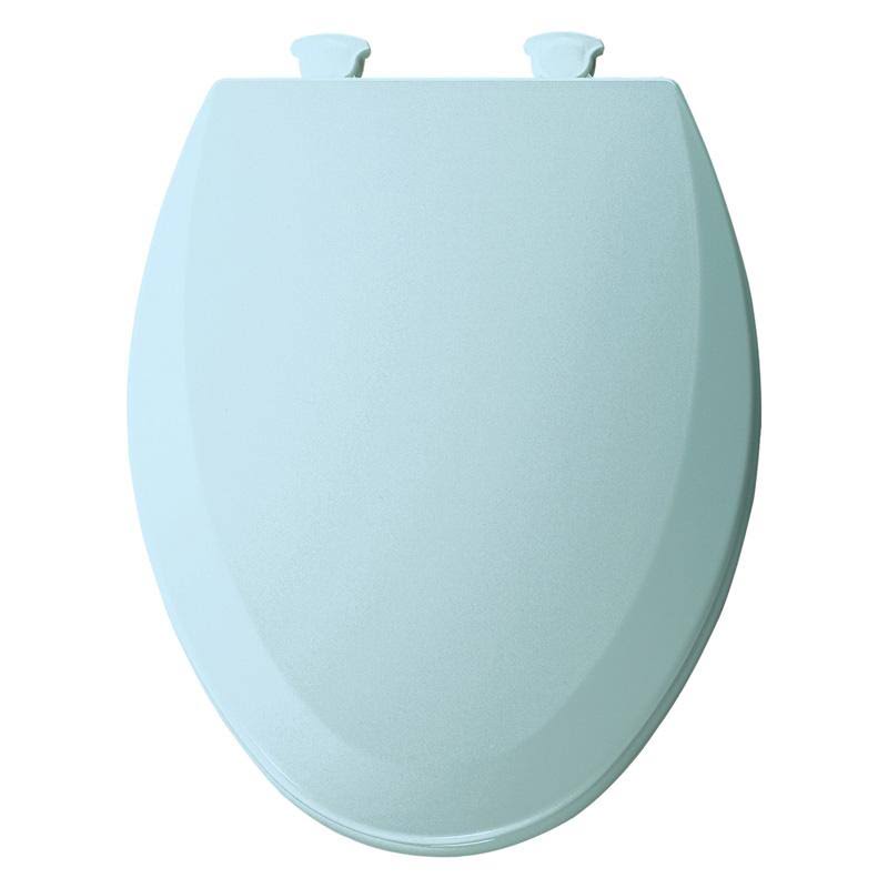 Bemis 1500EC 464 Wood Elongated Toilet Seat Finish: Dresden Blue