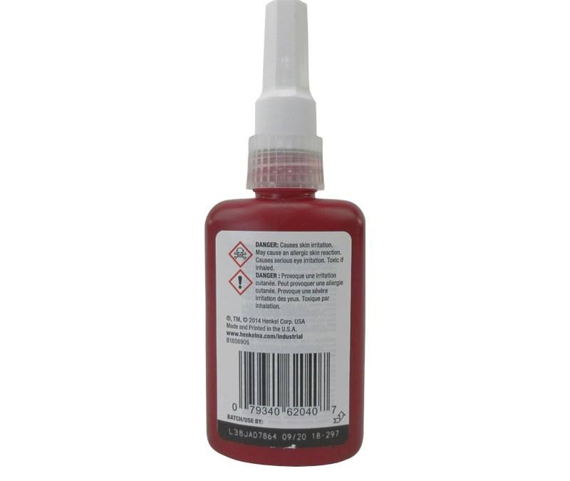 Loctite 620 High-Temperature Retaining Compound, 50 ml Bottle, Green