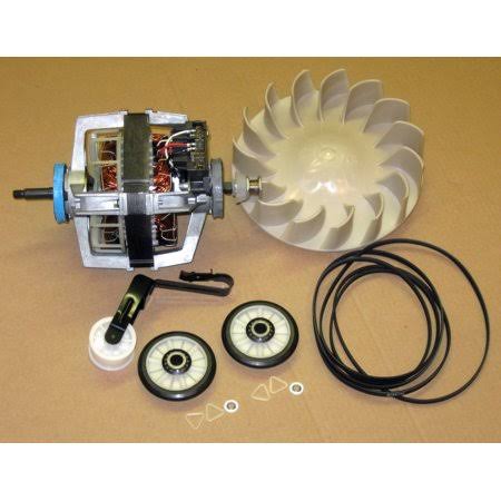 Major Appliances COMBO5 Dryer Motor 279827 Blower 694089 Belt Idler Rollers 4392065 for Whirlpool