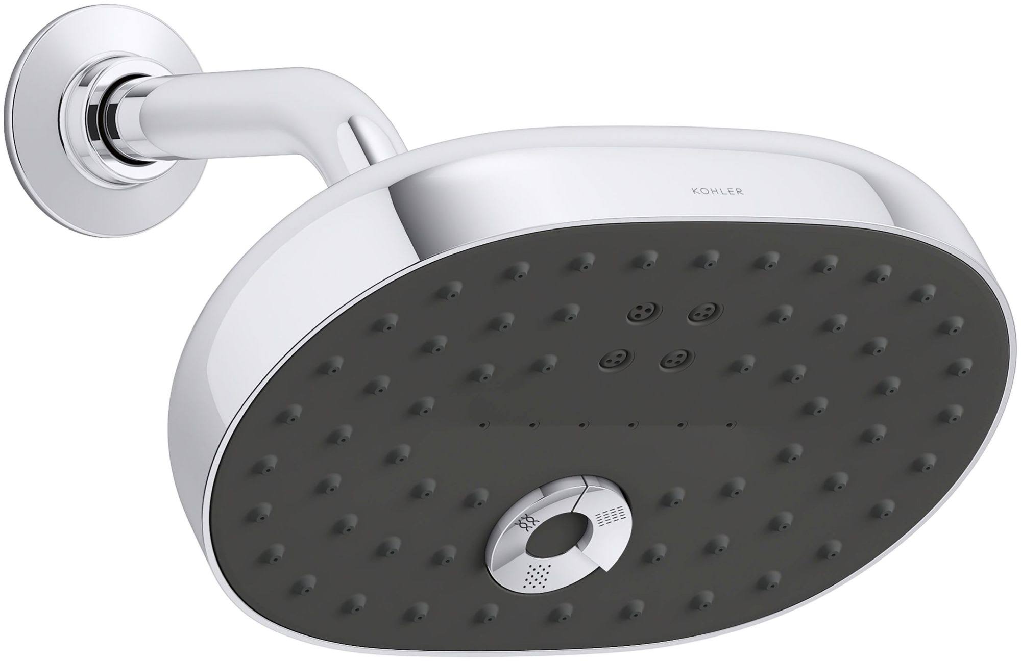 Kohler K-26290-G Statement three-function Showerhead, 1.75 GPM, Polished Chrome