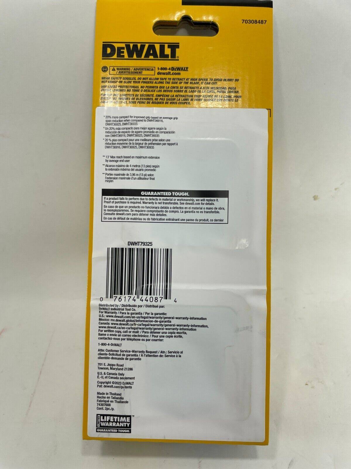 DeWalt Atomic 25 ft. x 1-1/8 in. Tape Measure (2-Pack)