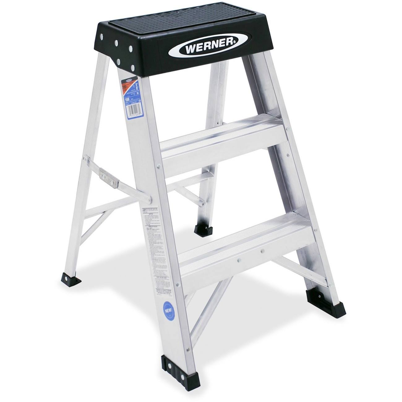 Werner 150B 2 Step Aluminum Step Stool