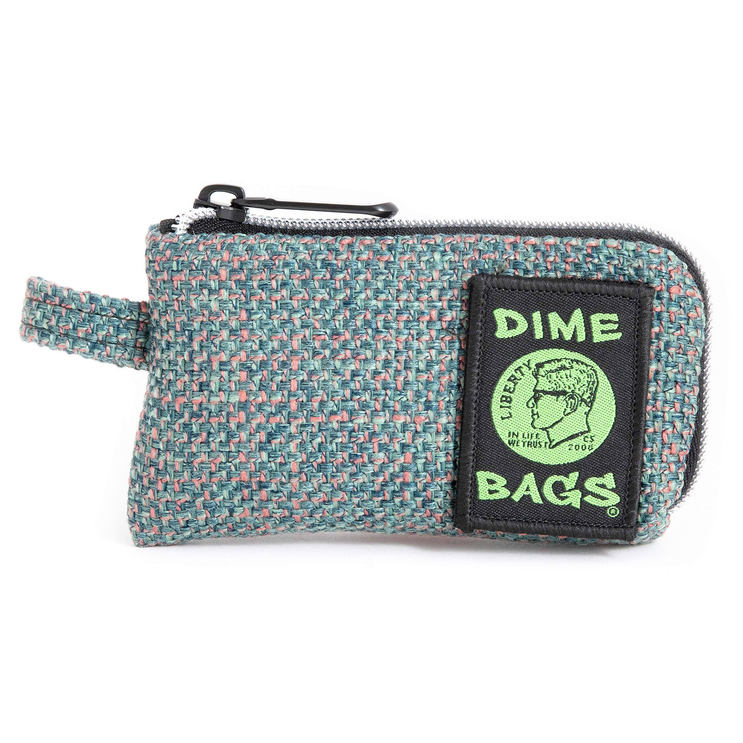 Dime Bags Padded Pouch with Soft Padded Interior | Protective Pouch for Glass with Removable Poly Bag (5 inch, Aqua)