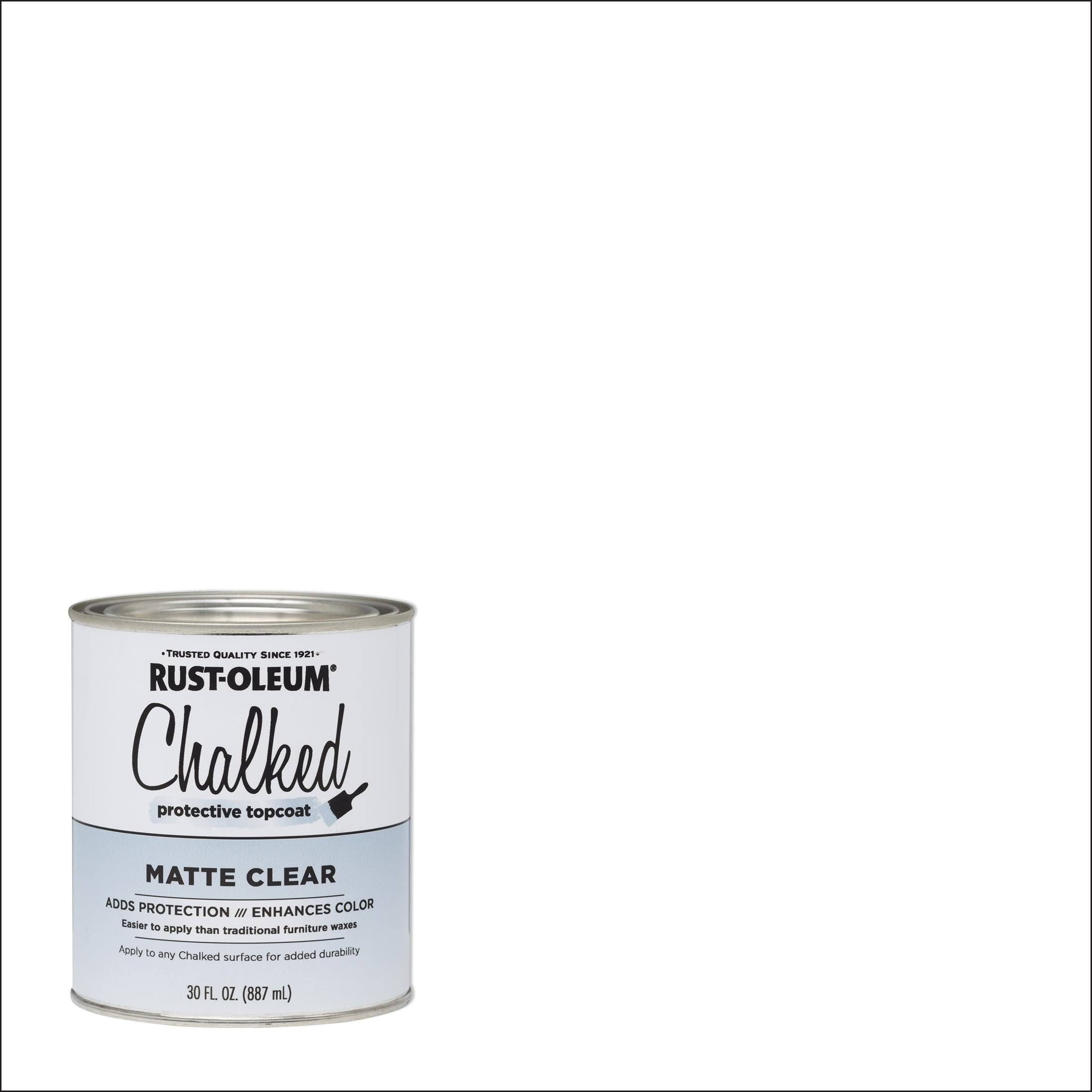 Rust Oleum 287722 30 oz Matte Clear Chalked Paint Finish