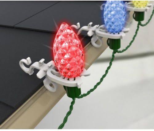 Adams 100-Pack Deluxe Shingle / Gutter Light Clips