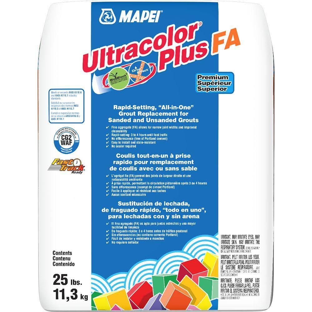 Mapei Ultracolor Plus Fa 25-lb Warm Gray All-in-One Grout | 6BU009311