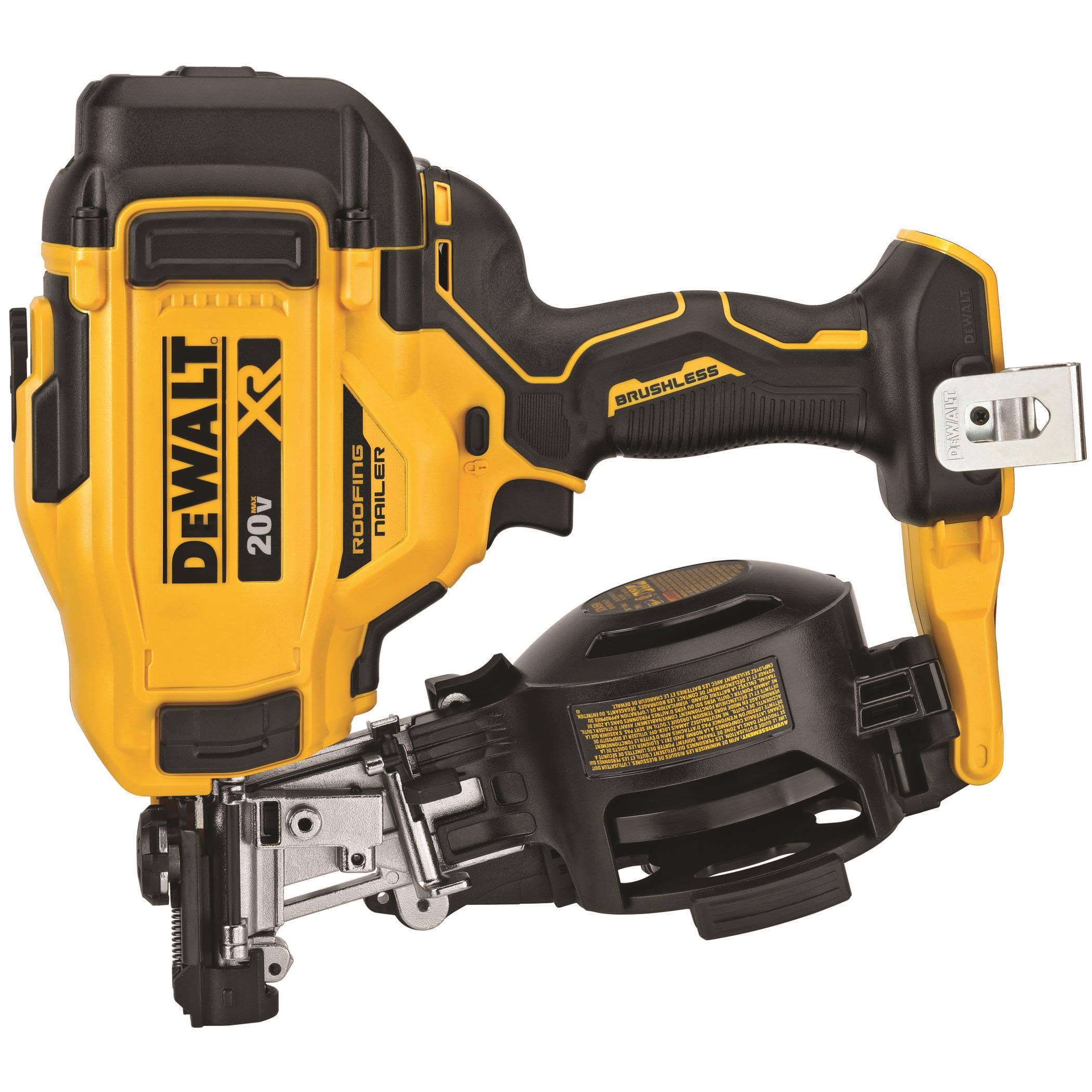DeWalt DCN45RNB 20V Max 15 Cordless Coil Roofing Nailer