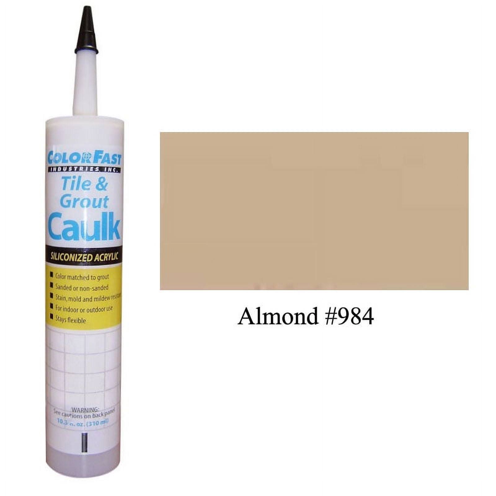 Tec Color Matched Caulk by Colorfast Sanded 984 Almond