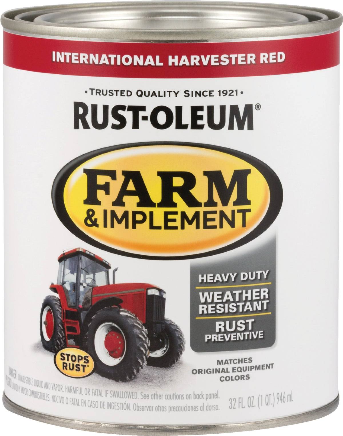 Rust-Oleum Farm & Implement Enamel Caterpillar Yellow, 1 qt.