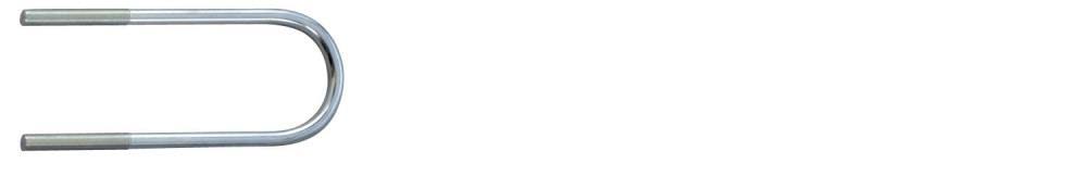 AutoCraft Round U Bolt, 1/2