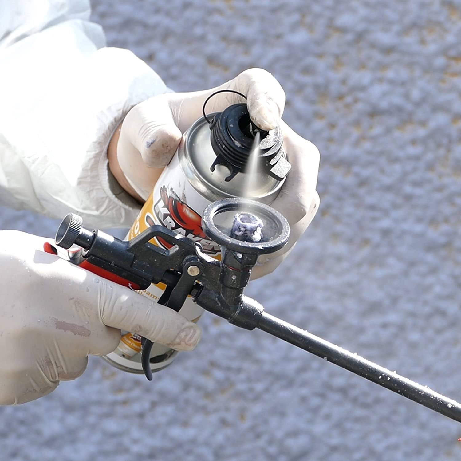 Fastcoat Insulation Spray Foam Pack of 6 Can- Cleaner- Spray Gun