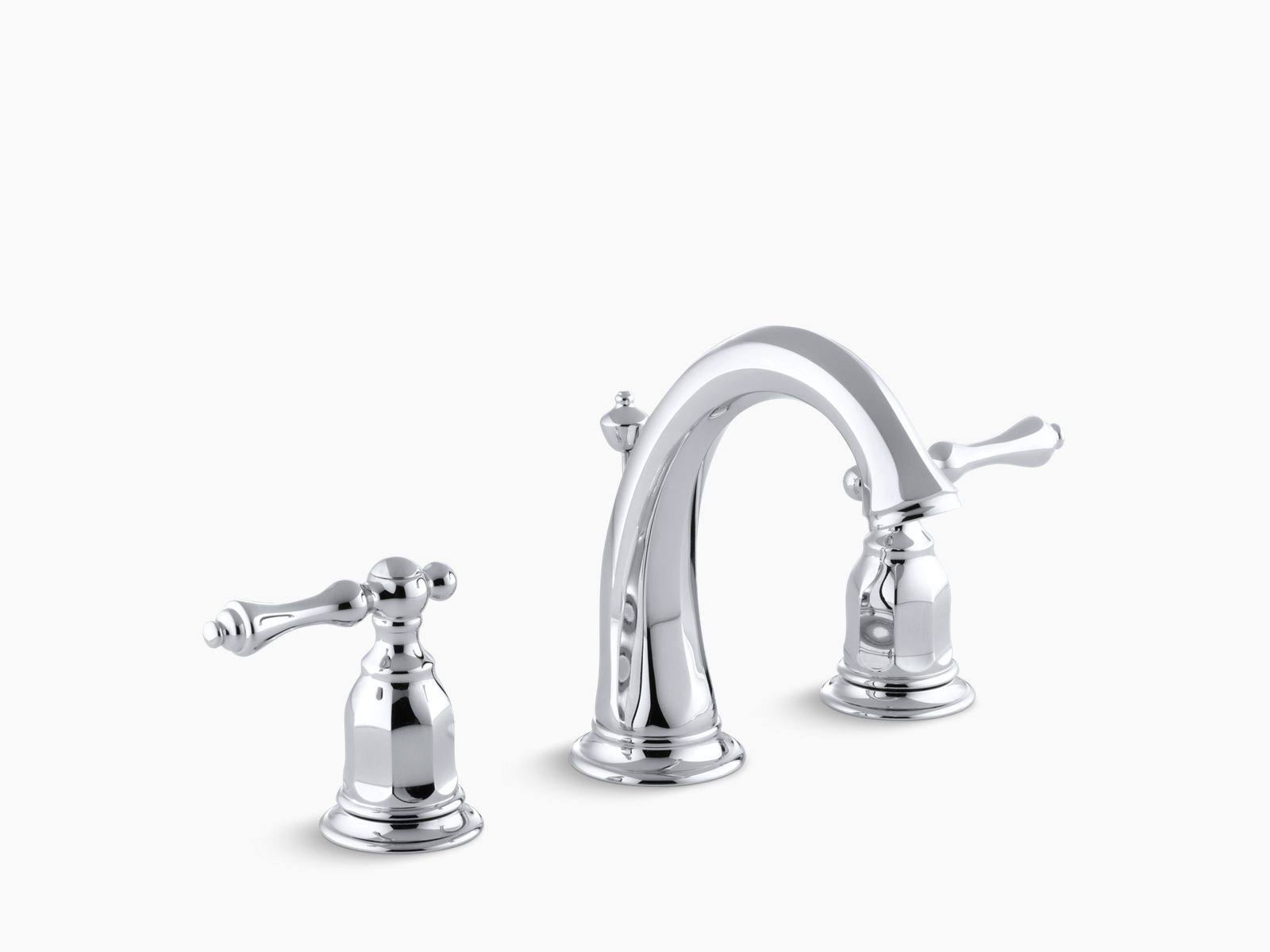KOHLER  Kelston Widespread Bathroom Sink Faucet, Polished Chrome