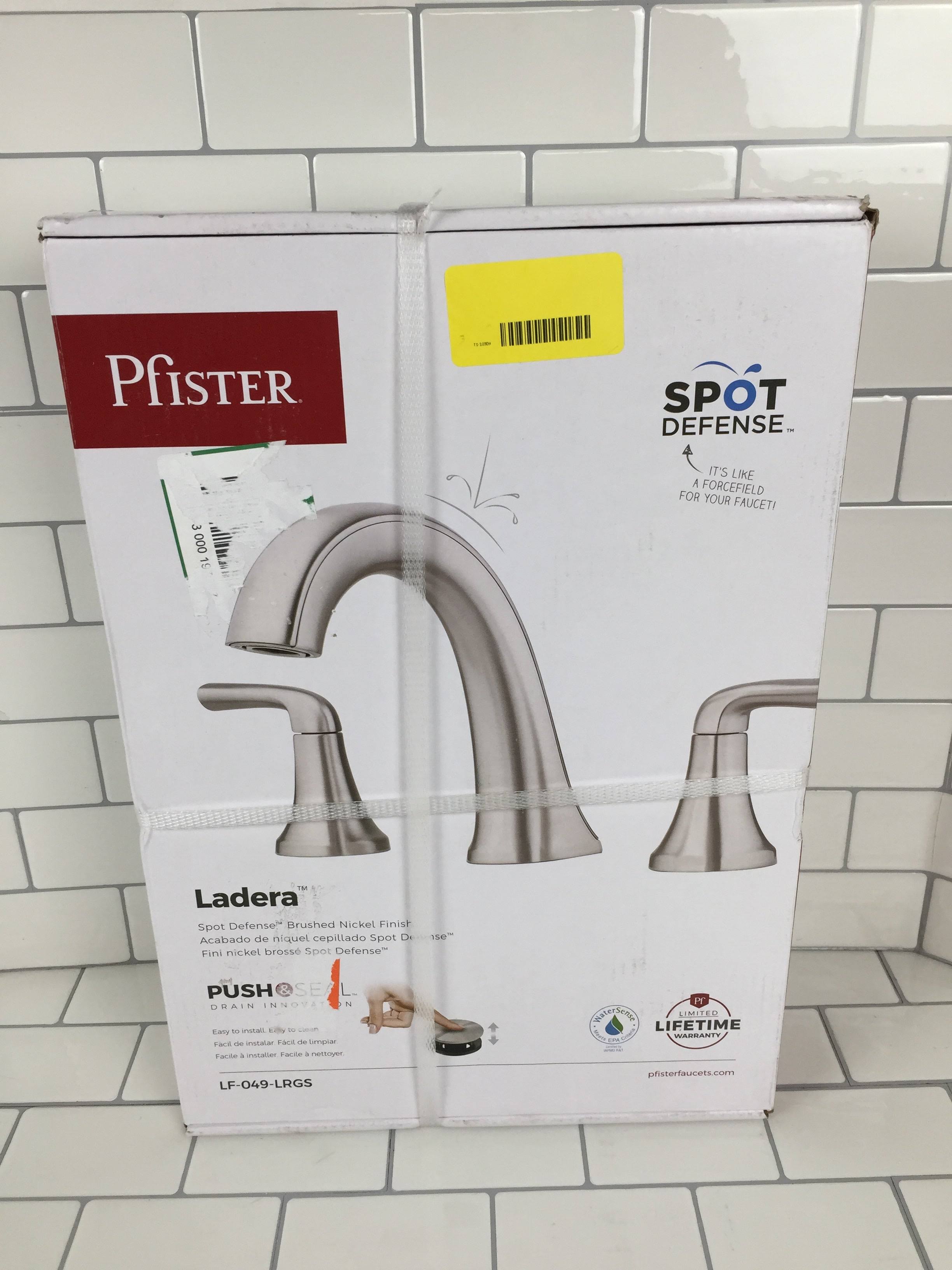 Pfister Ladera 8 in. Widespread 2-Handle Bathroom Faucet in Spot Defense Brushed Nickel