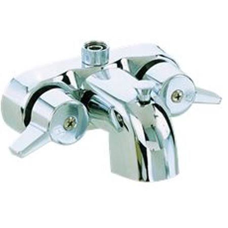 Proplus Bathcock with Diverter, Polished Chrome, 3/4-Inch MIP, Silver