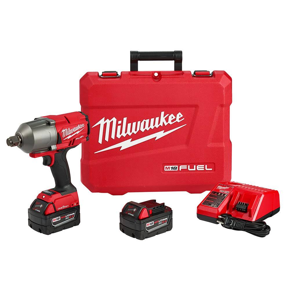 Milwaukee FUEL M18 2864-22 18-Volt 3/4-Inch Friction Ring High Torque Impact Wrench Kit