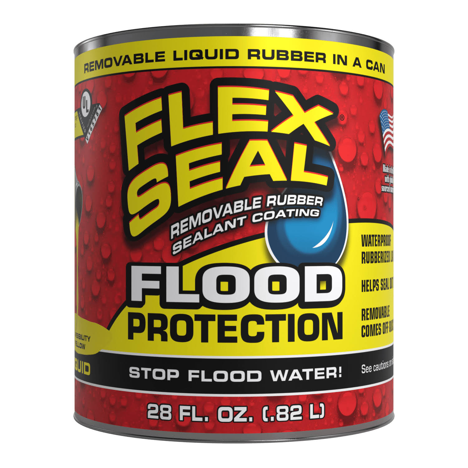 Flex Seal Liquid Flood Protection, 122 oz, Yellow