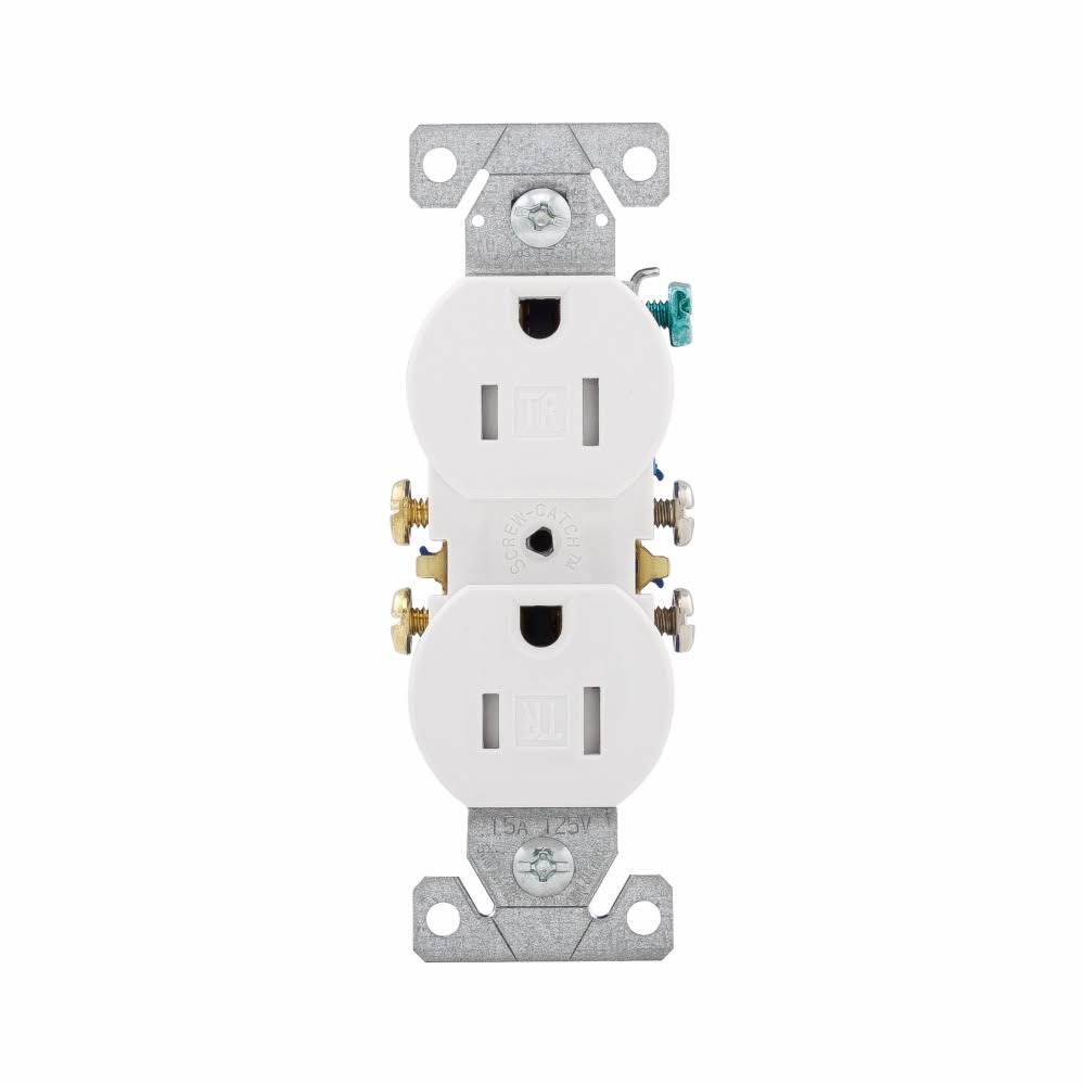 Cooper Wiring Tr270w-box Tamper Resistant Duplex Receptacle, White