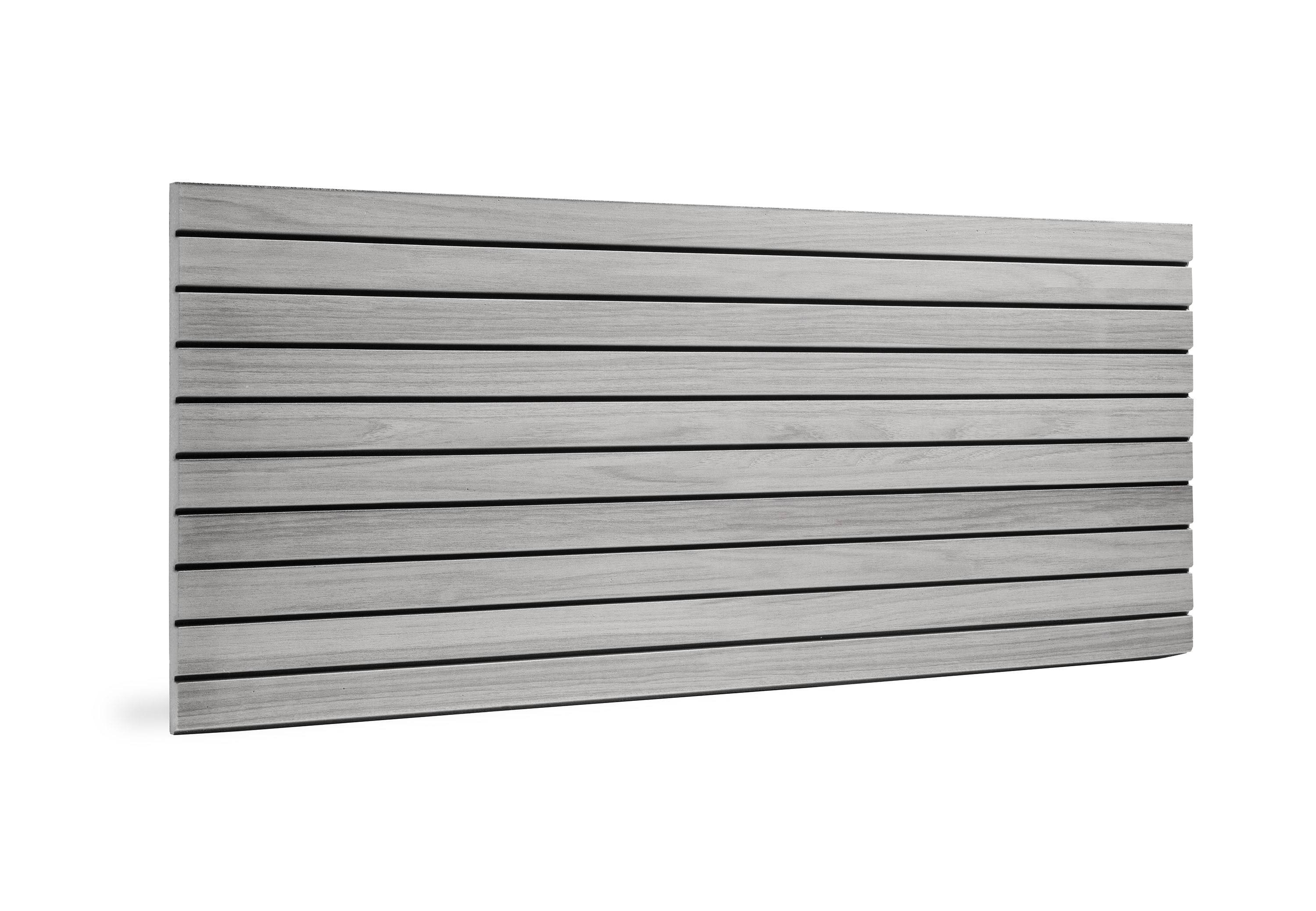 WALL!SUPPLY 0.79 in. x 20 in. x 46 in. Ultralight Linari Modern Grey Wall Paneling (4-Pack), Gray