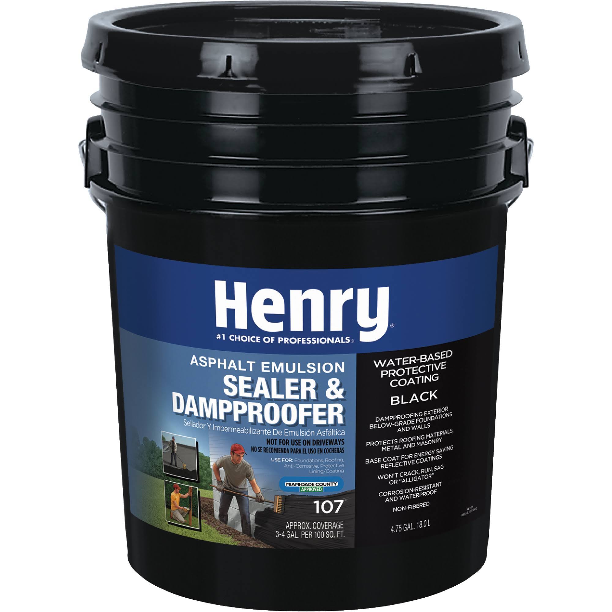Henry HE107074 Asphalt Emulsion- 4.75 gal