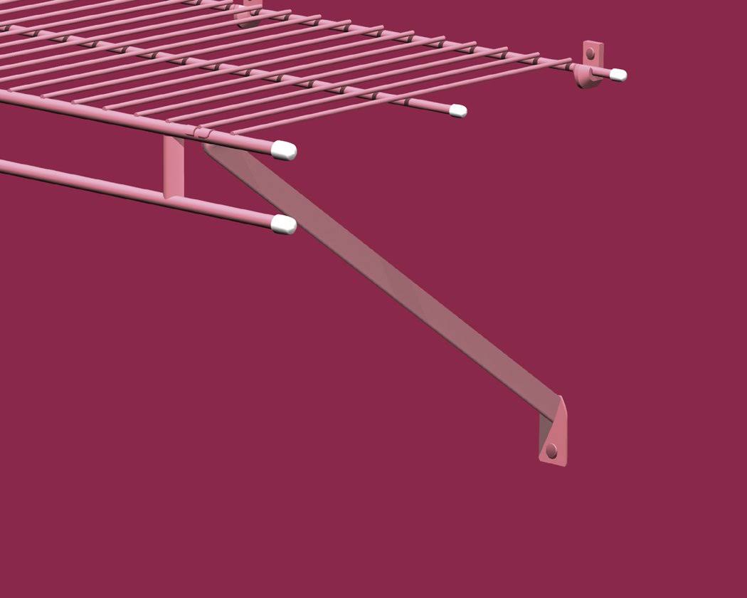 ClosetMaid 75350 24 Large and 60 Small End Caps White 84-Pack