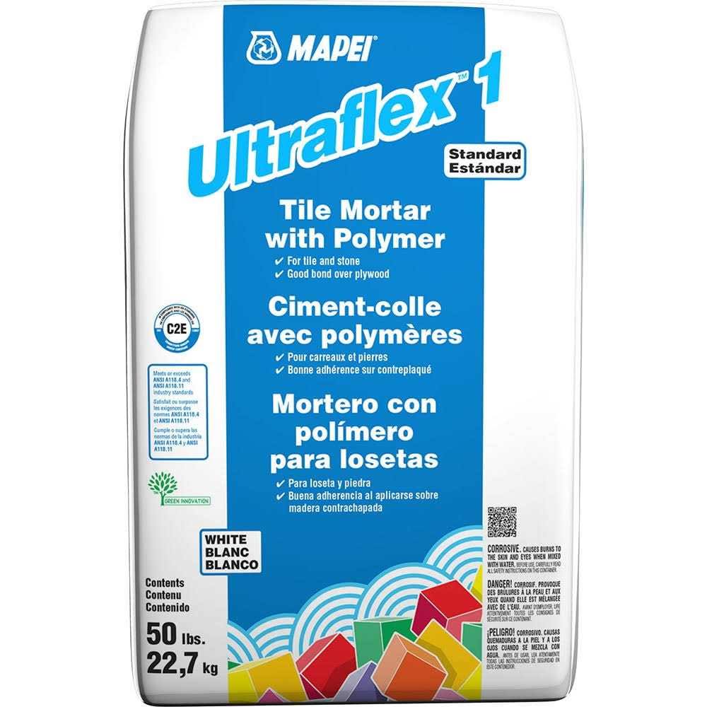 Mapei Ultraflex 1 50-lb White Thinset Tile Mortar | 0060049PL