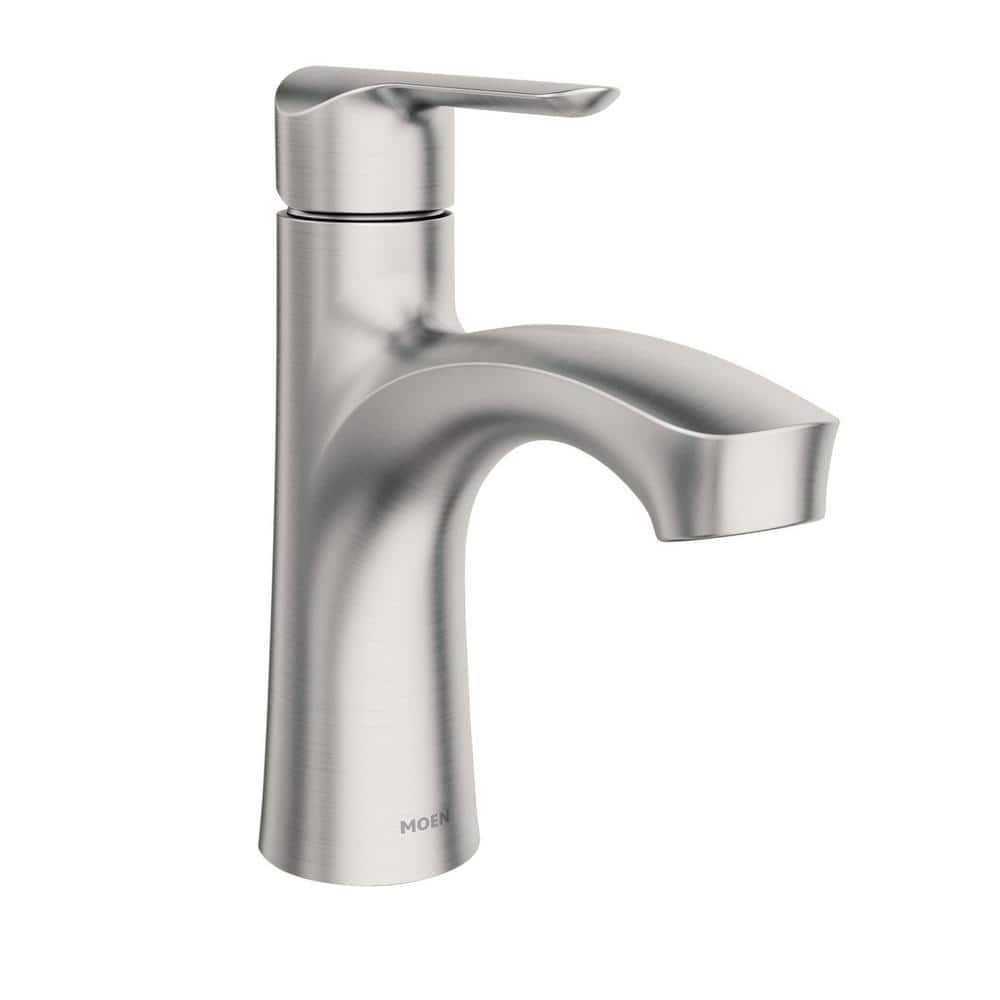 Moen Findlay Single-Handle Single-Hole Bathroom Faucet in Spot Resist Brushed Nickel 84516SRN