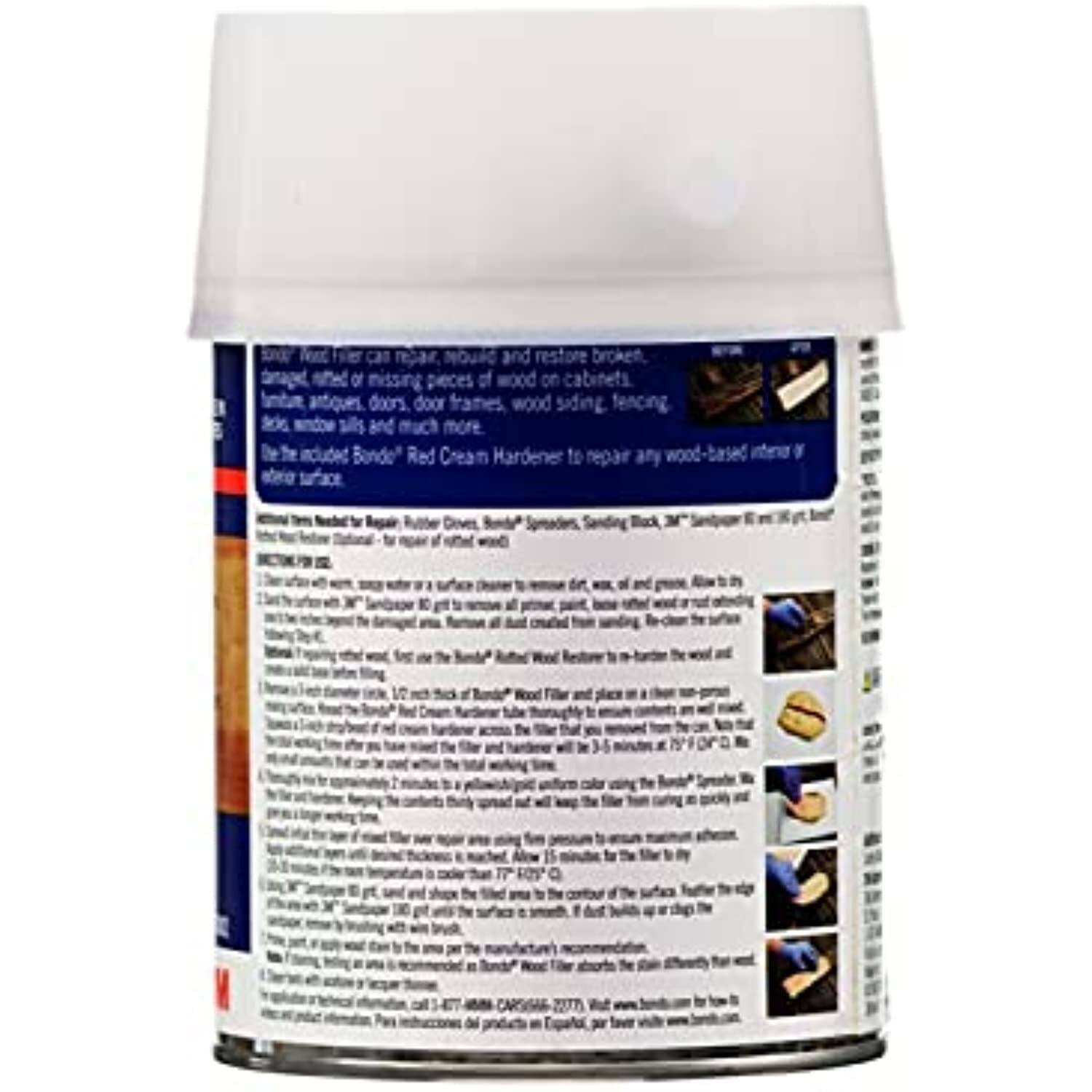 Bondo 20082 Wood Filler- 1 Quart