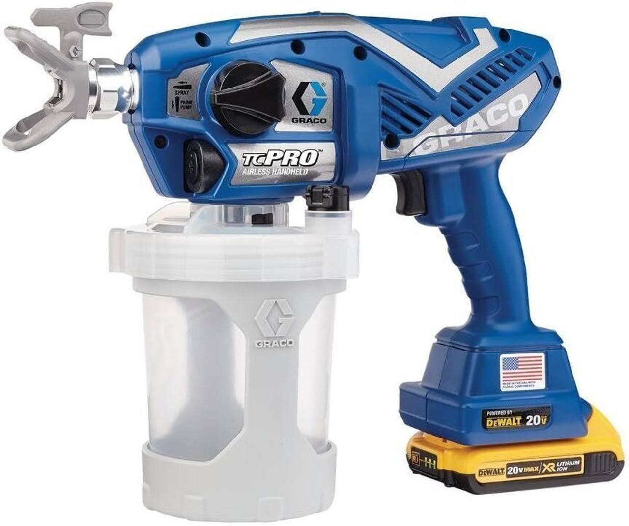 Graco 17n166 20V Cordless Paint Sprayer- Adjustable Pressure