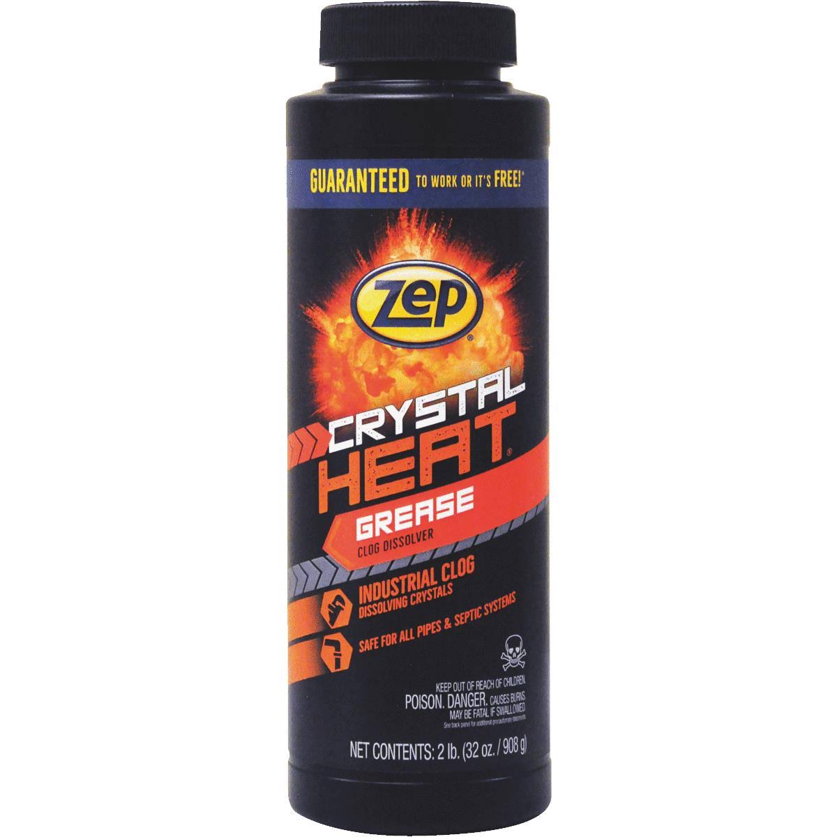 ZEP Enforcer Crystal Heat Drain Opener- 32 oz bottle