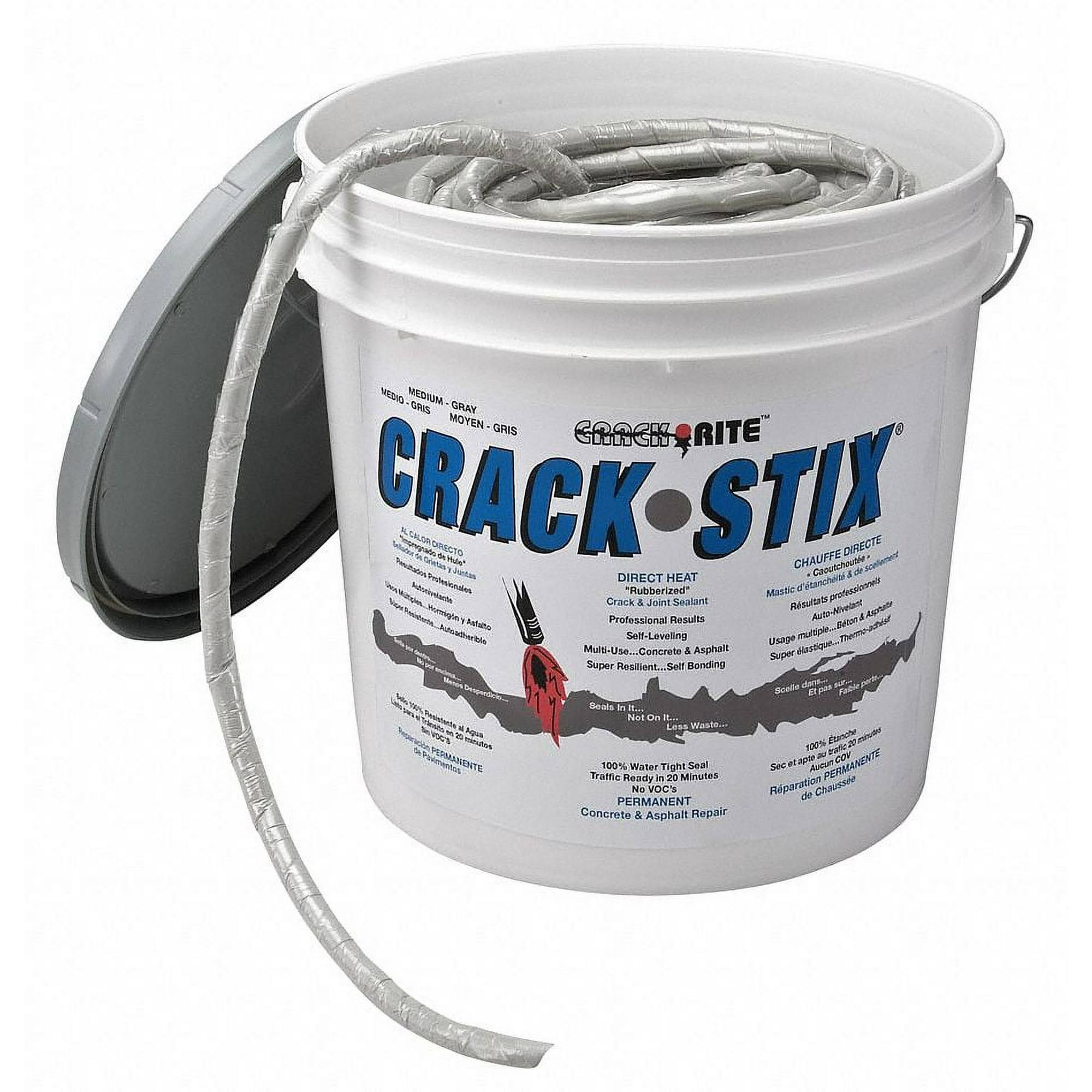 Crack-Stix 125 ft. Medium Gray Permanent Concrete Joint and Crack Filler 2051