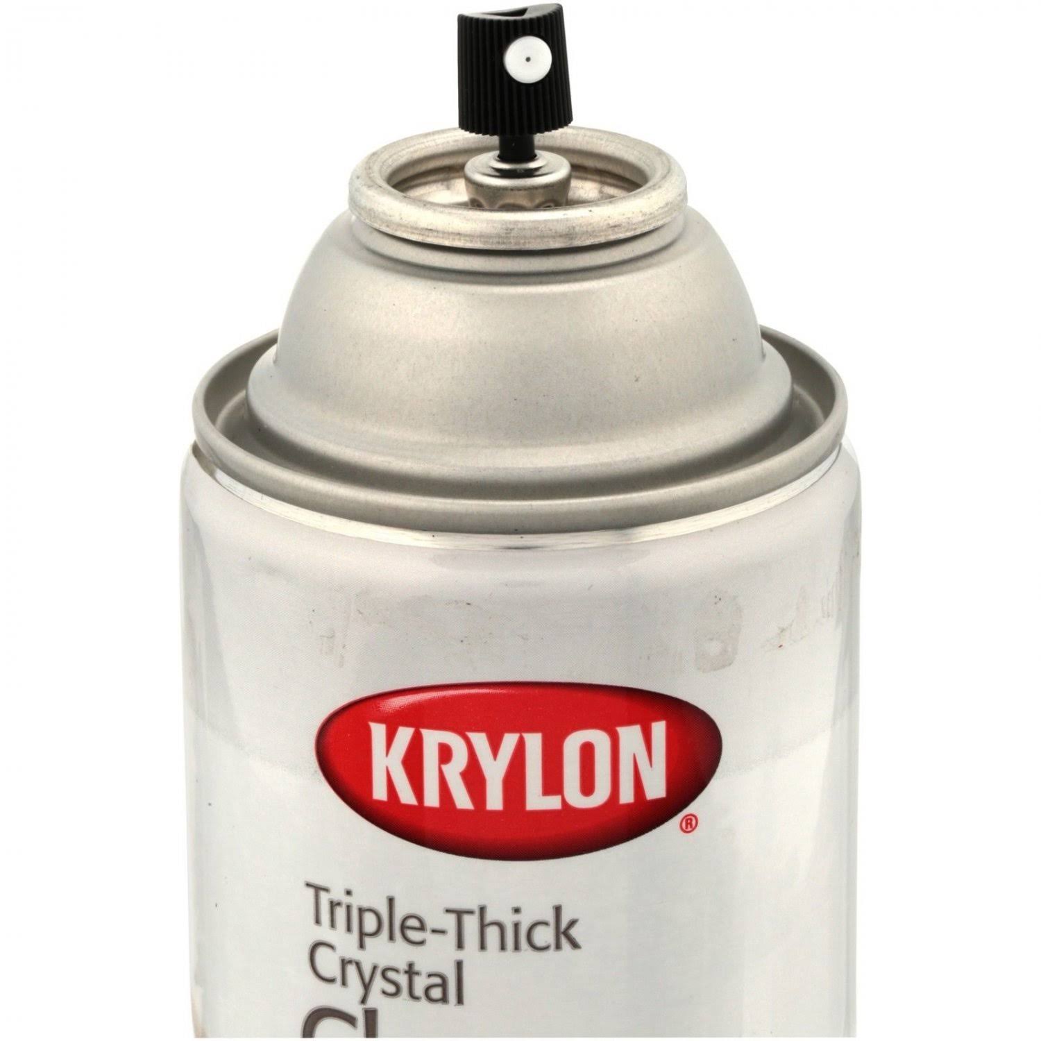 Krylon Triple Thick Crystal Clear Spray Glaze- 12 oz