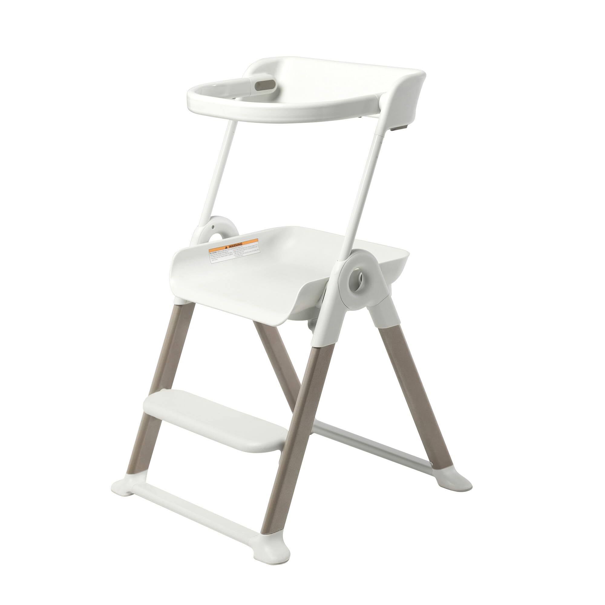 Boon Pivot Toddler Tower Step Stool- White