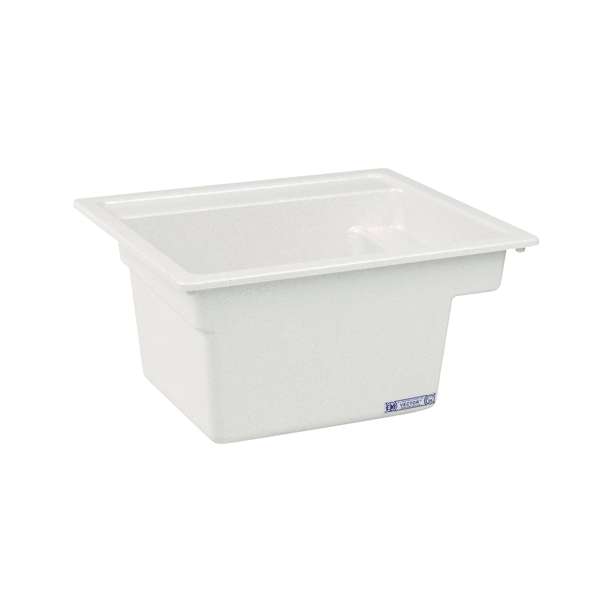 Mustee 25 Vector Multi Task Sink 22-inch x 25-inch White