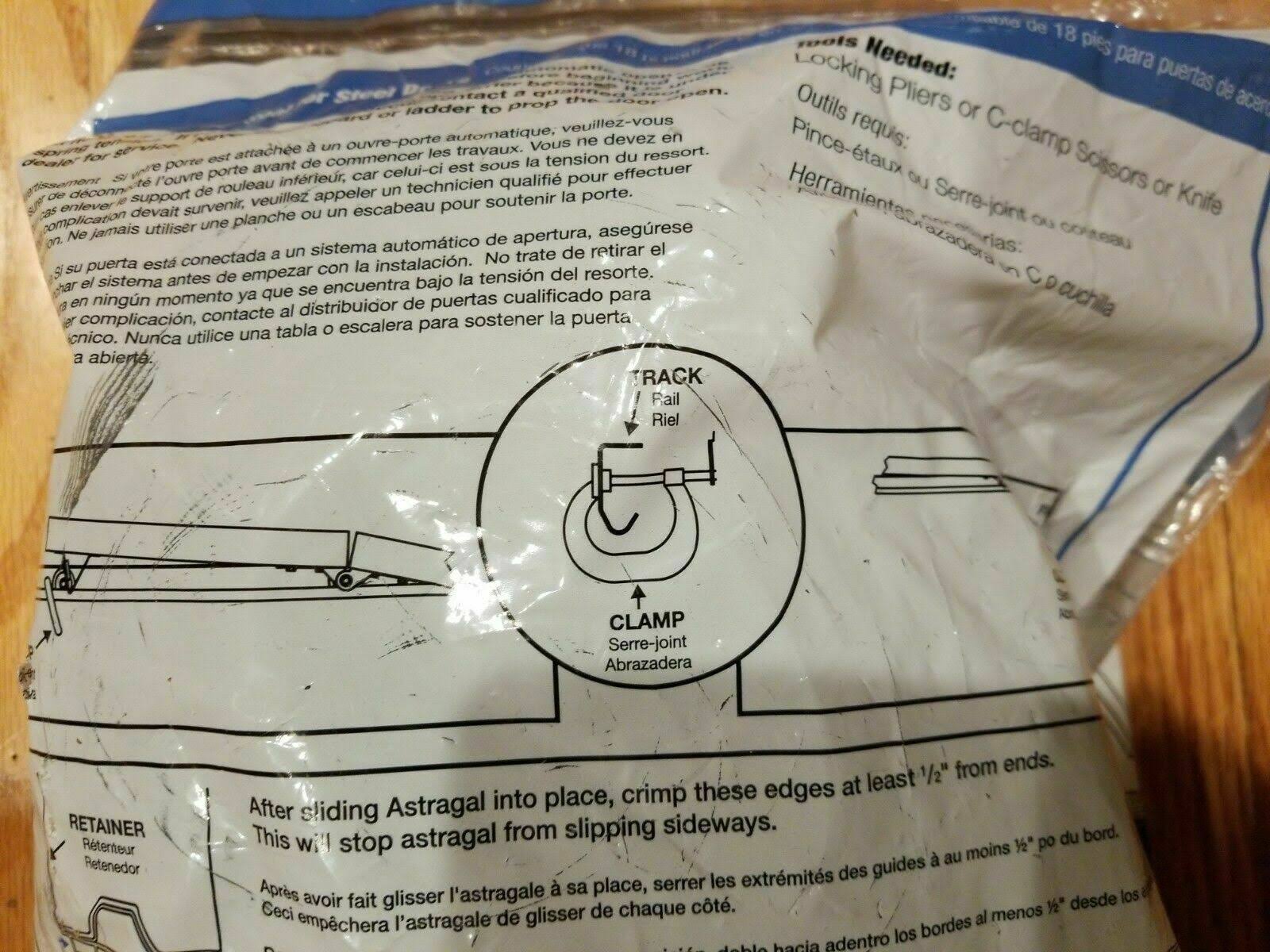 Clopay 18 ft. Replacement Garage Door Bottom Weatherseal