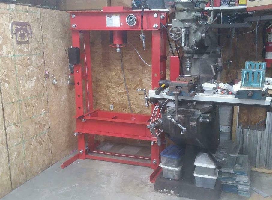 Central Hydraulics 50 Ton Hydraulic Shop Press 96188