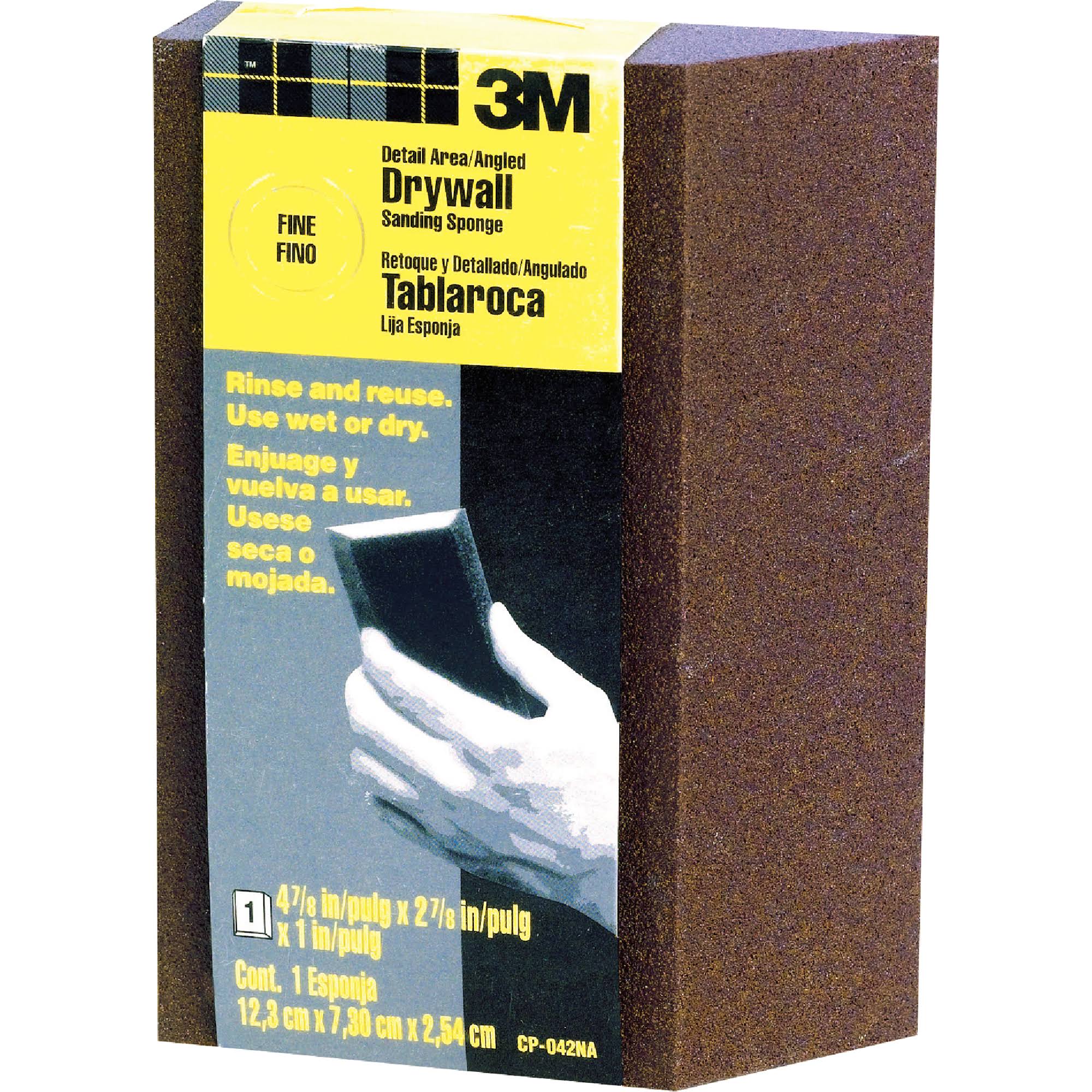 3M CP-042 Drywall Sanding Sponge, Fine