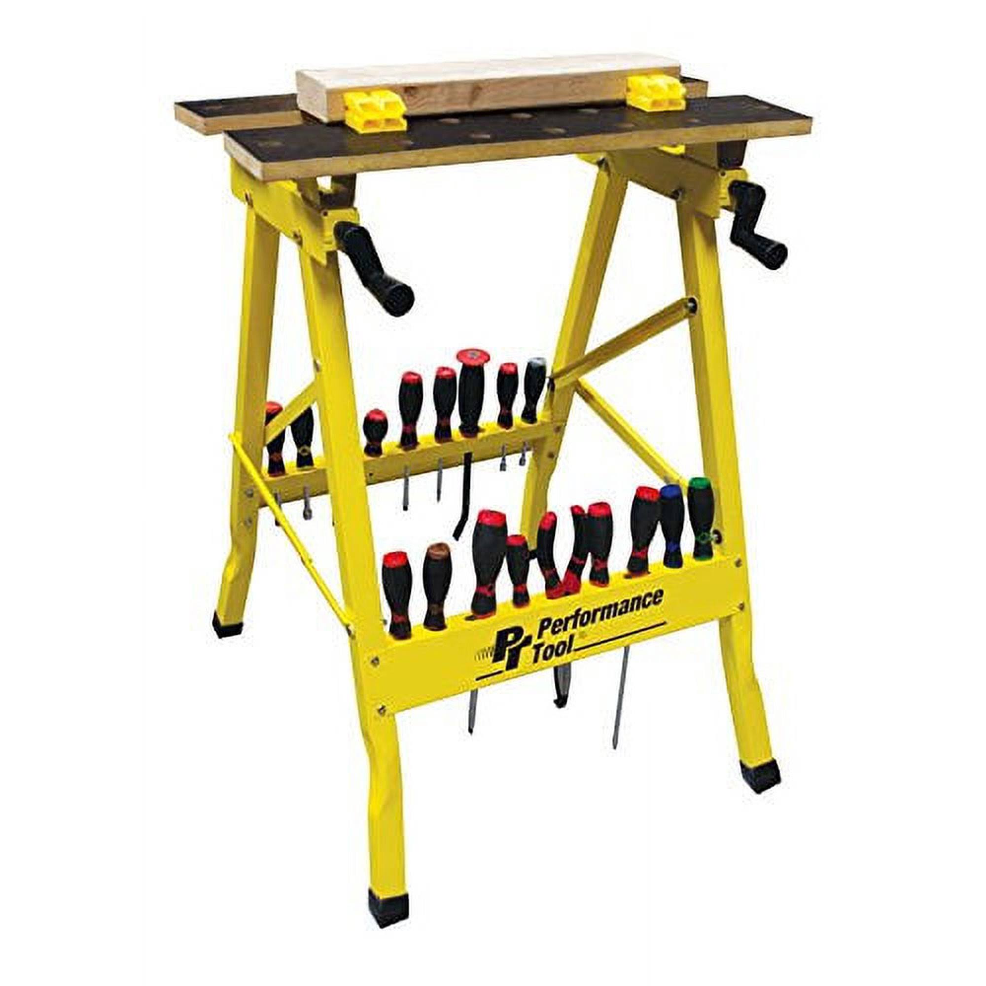 Performance Tool W54025 Portable Multipurpose Workbench and Vise, 200 lb.