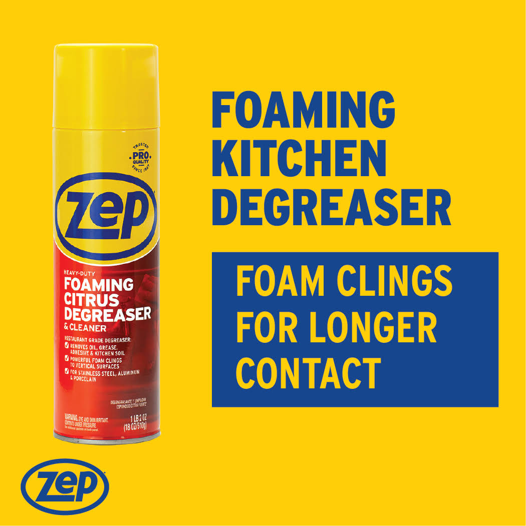 Zep Heavy-Duty Foaming Degreaser ZUHFD18 (Case of 12), Other