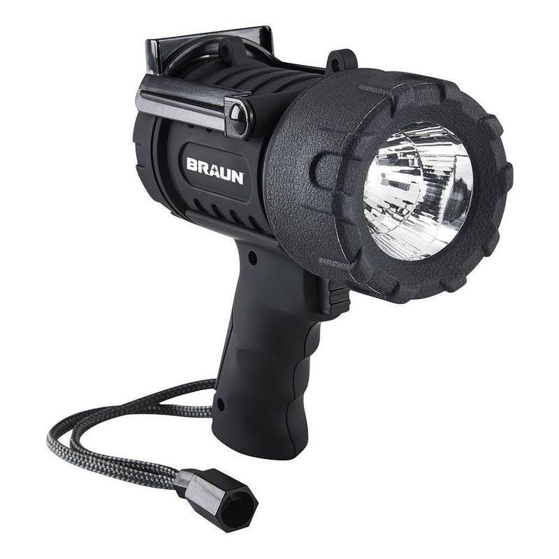 Braun 400 Lumen Rechargeable Waterproof LED Spotlight