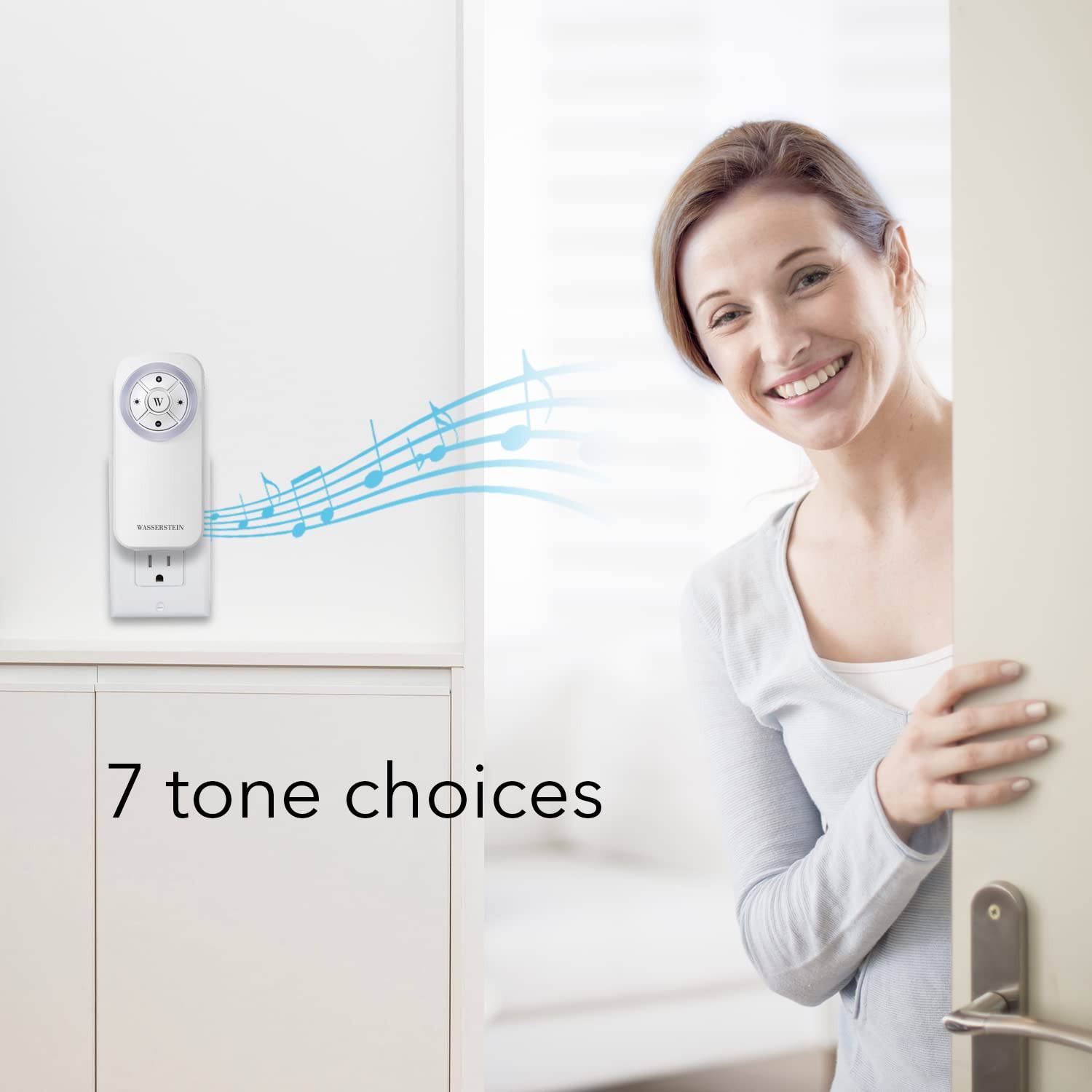 Wasserstein Doorbell Chime for Google Nest Doorbell (Wired, 2nd Gen) and (Battery)- Nest Doorbell Chime to Get Visitor Alerts