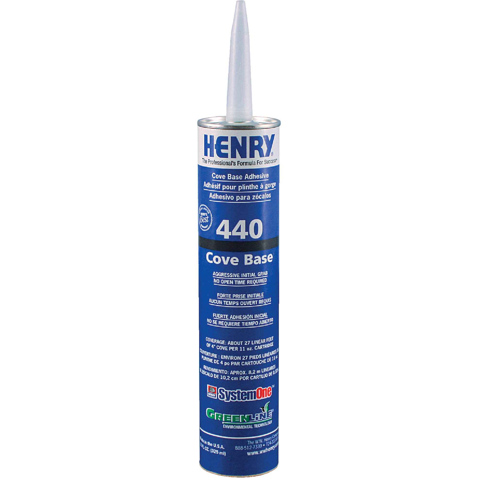 Henry Cove Base Adhesive, 11 oz.