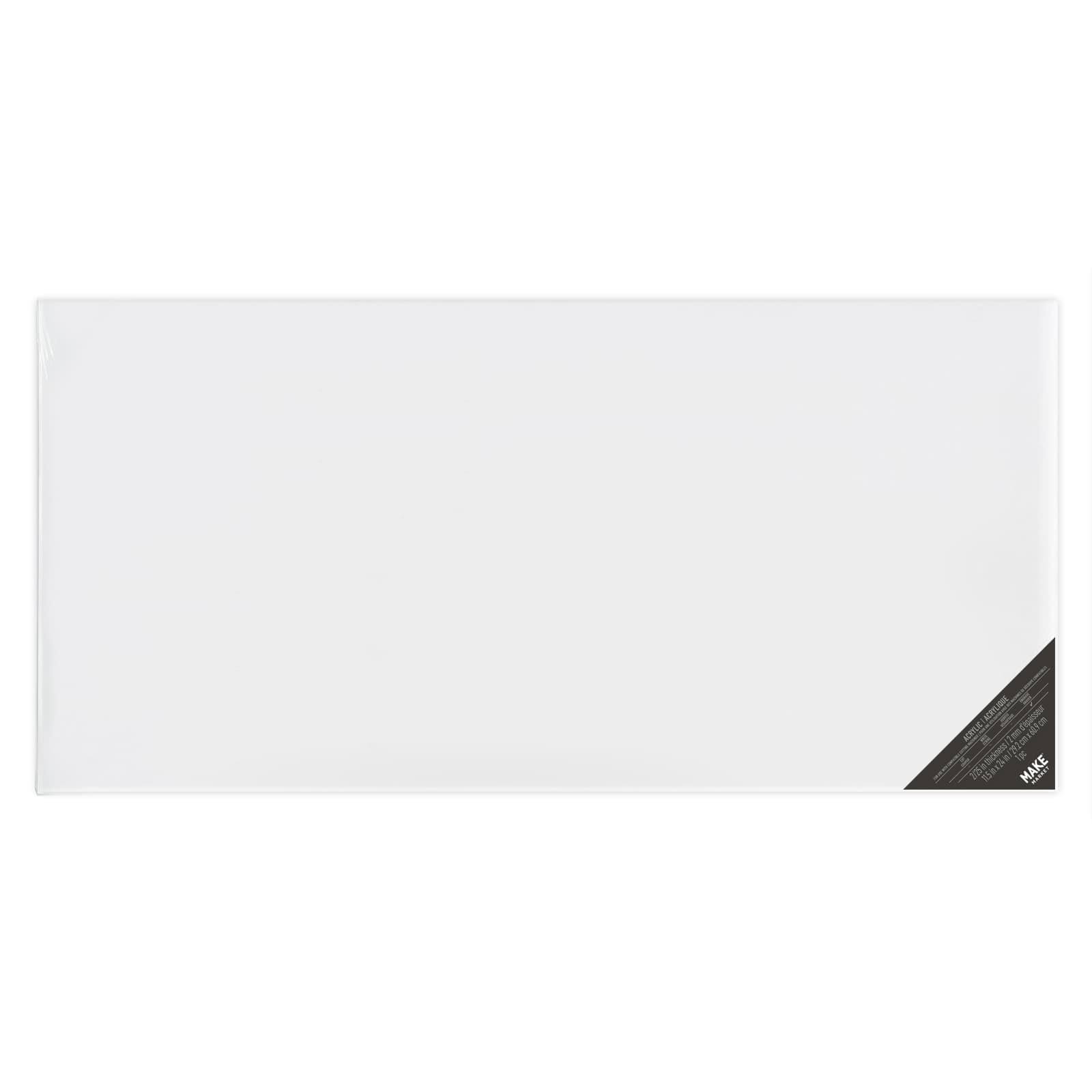 Clear Acrylic Craft Sheet by Make Market, Size: 11.5