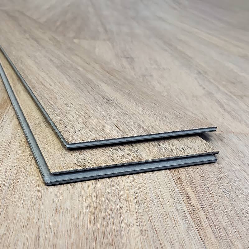 Grey SPC Rigid Core Bamboo Flooring- Oyster Shell