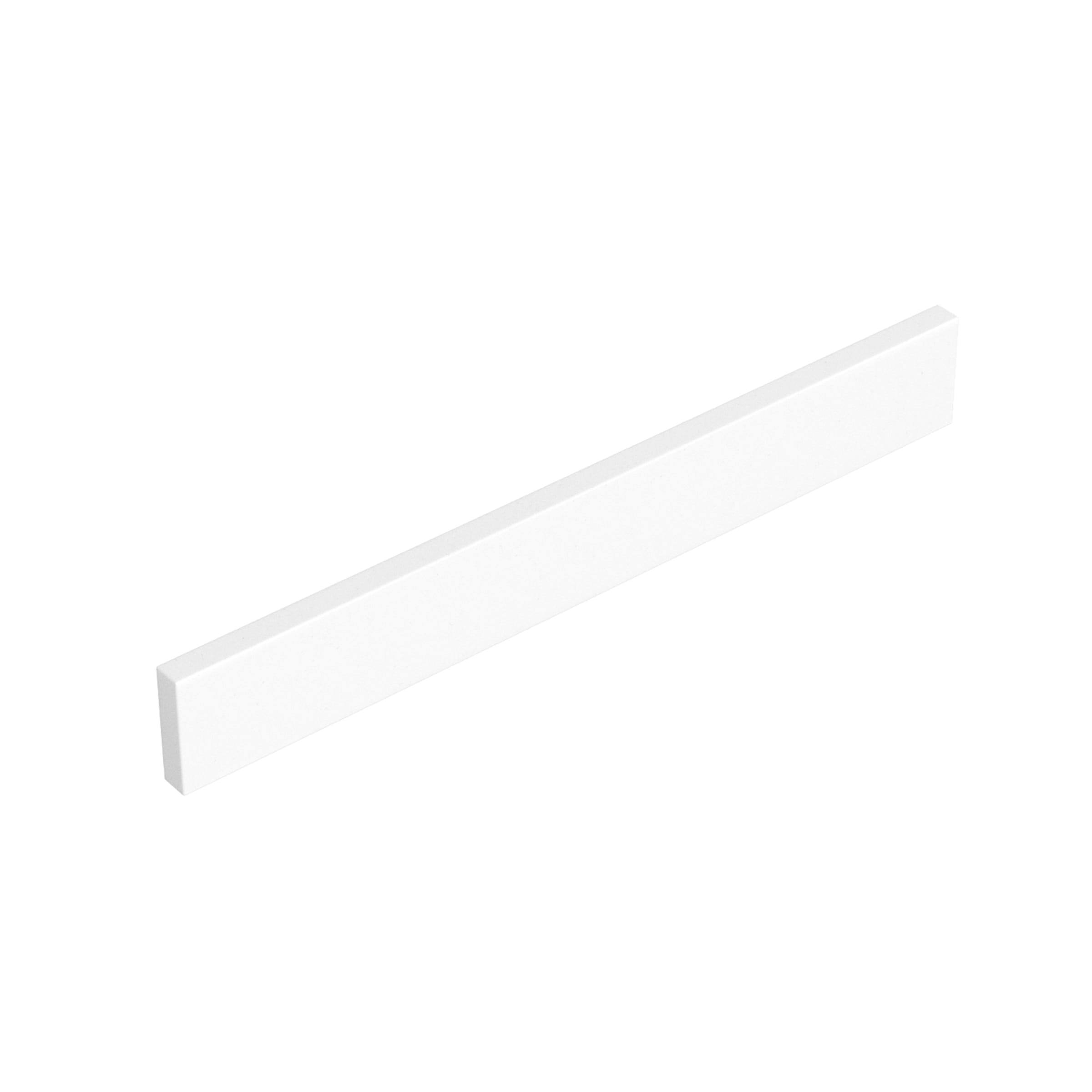 Wyndham Collection WCFVCA1SSCW Side Splash in White Carrara Marble