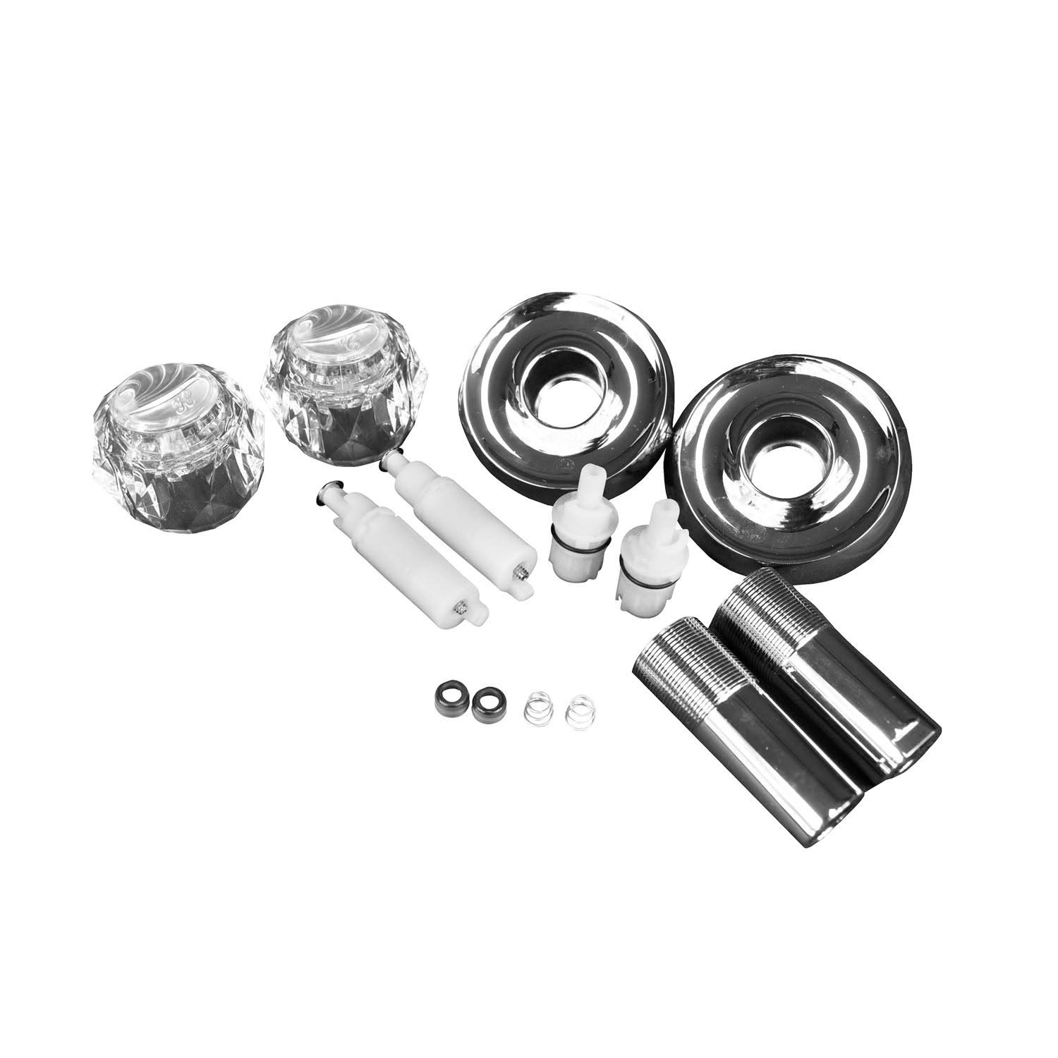 Ace for Delta Chrome Tub and Shower 2-Handle Remodel Kit 10887